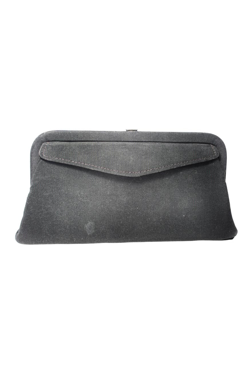 Black Clutch Bag - Vintage Evening Bags - 1940s handbag
