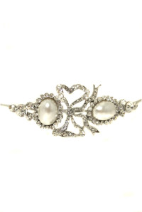 Vintage Silver Deco Headband