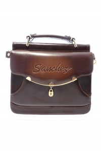 Vintage Brown Satchel Handbag