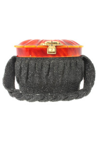 Beaded Lucite Handbag