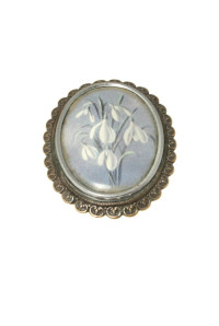 Vintage TLM Brooch