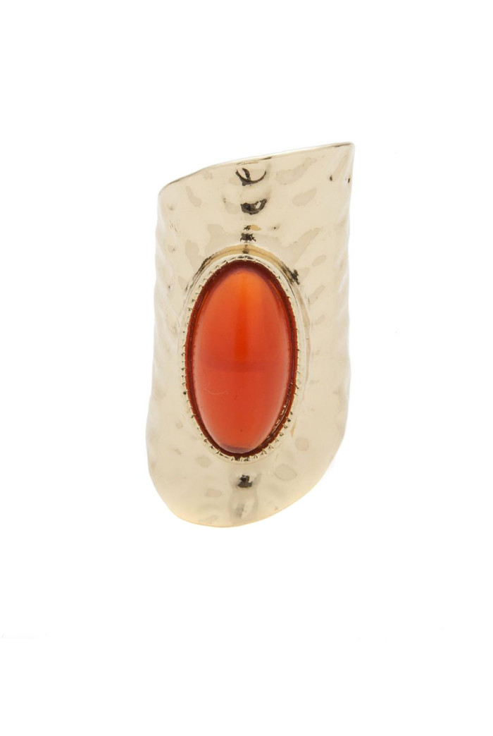 Oversized Gold Cuff Ring