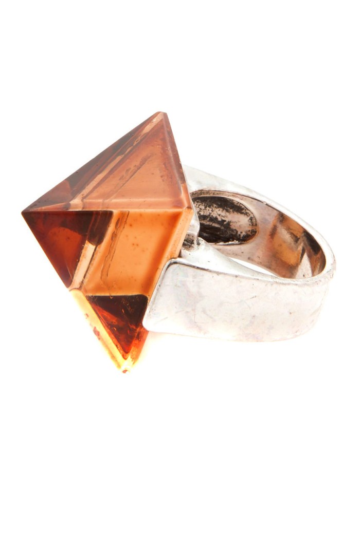 1960s Style Prism Ring