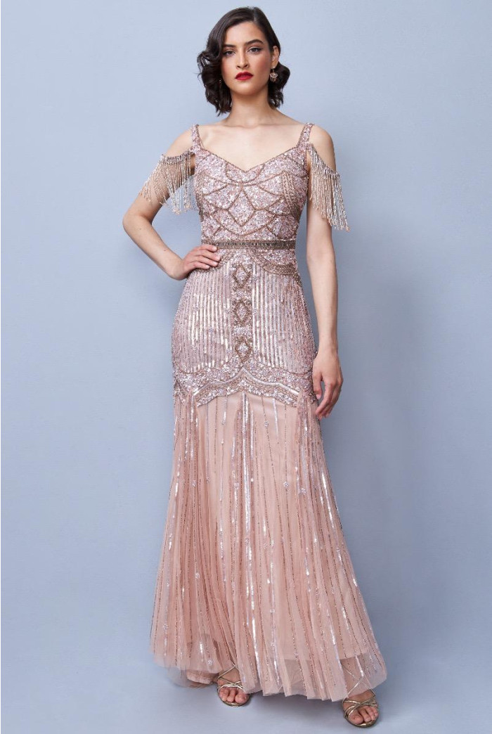 Chloe Maxi Blush Dress
