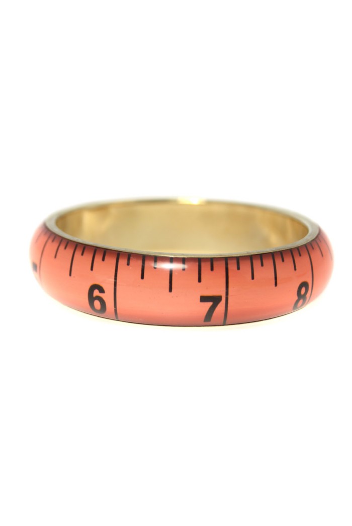 Pink Tape Measure Bracelet - Small