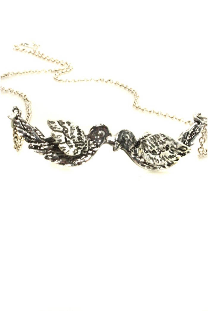 Silver Swallow Necklace