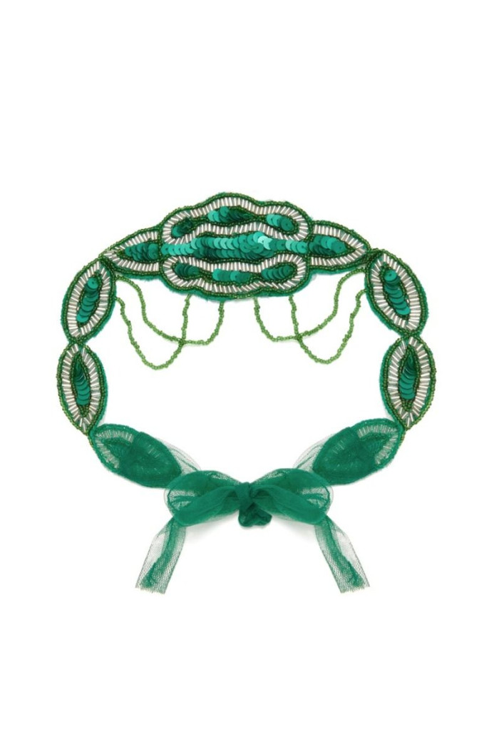 Green Flapper Headband