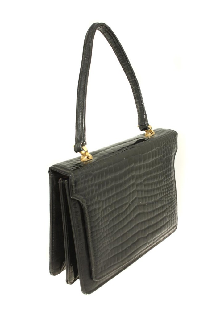 Vintage Black Riviera Handbag