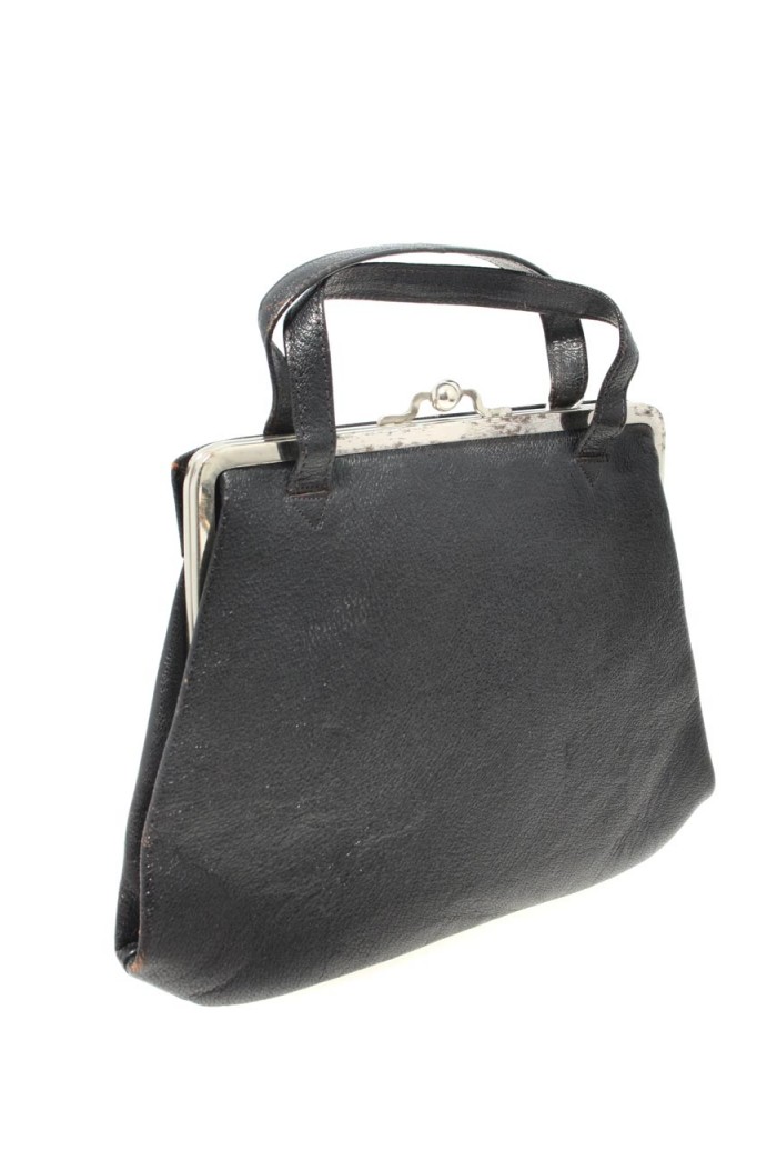 1940s Black Handbag