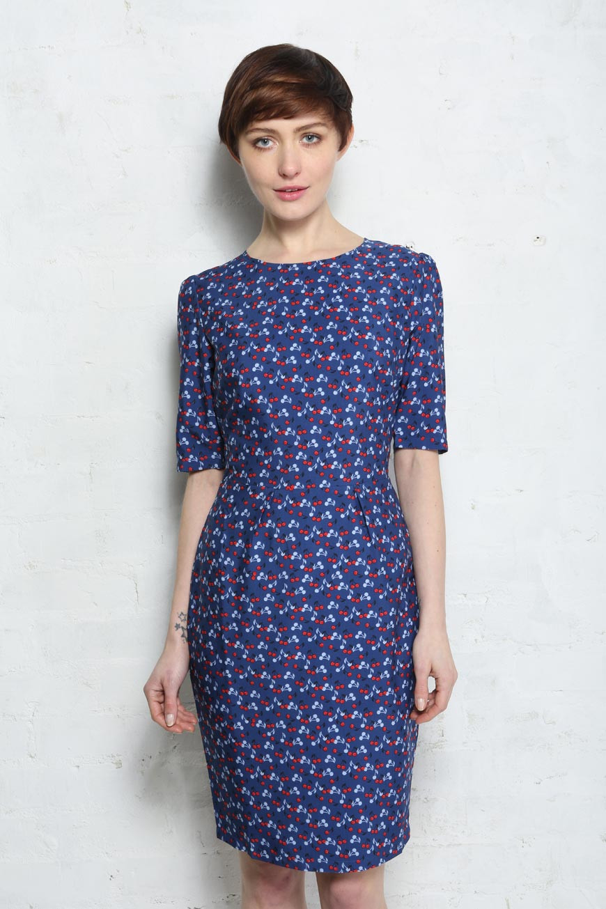 Cherry wiggle dress sale